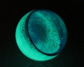 Glass Marble - Glow in the Dark Dichroic Nebula