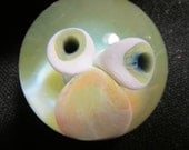 Handmade Glass Marble - Eye Stalk Funny Face