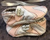 Vintage Chevron Booties. Available in 0-18 mo.