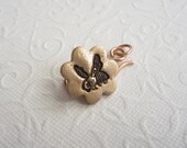 Bronze clasp set, button and hook clasp flower button clasp, bee clasp,