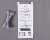Love Story Timeline Save the Date