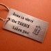 Doctor Who Inspired - Home Is Where The TARDIS Takes You - A Hand Stamped Aluminum Keychain