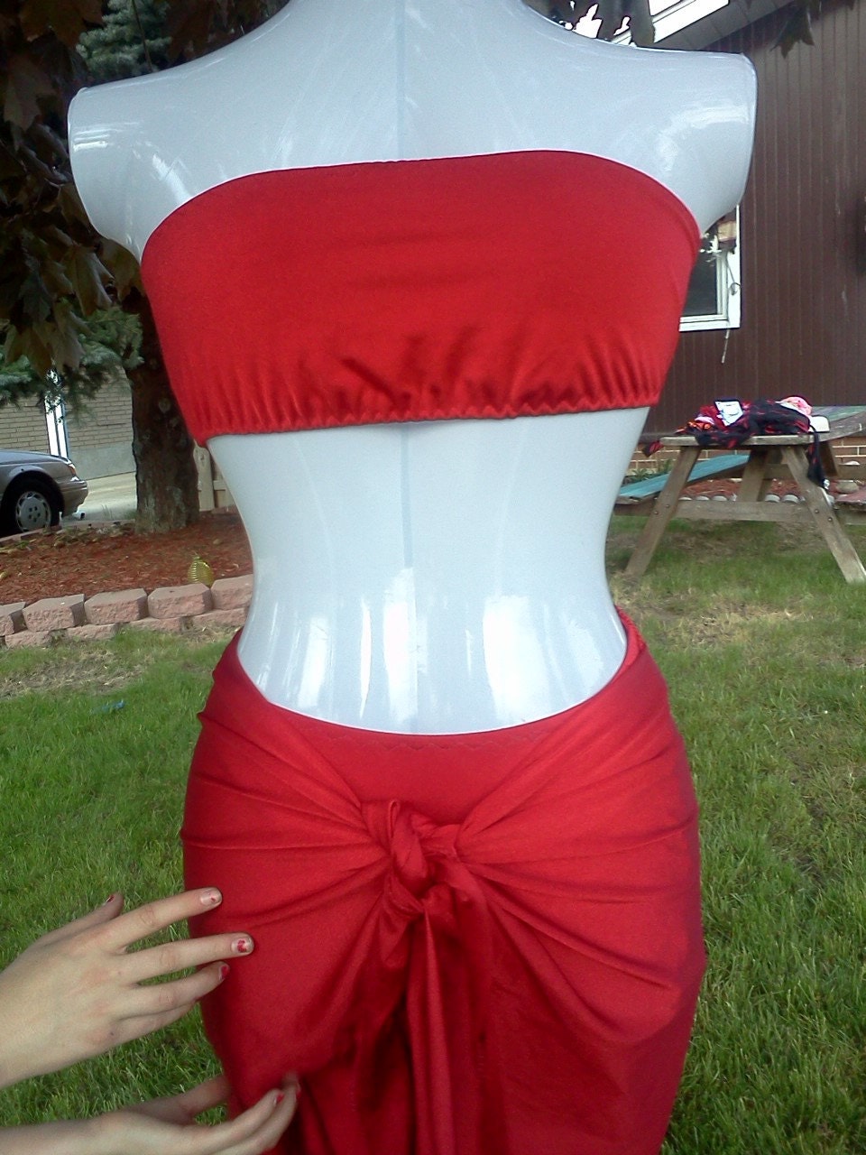 Swimwear Wrap- Swimsuit Cover up-Ready to Ship
