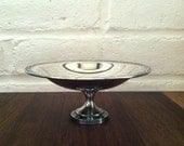 Vintage Silverplate Pedestal Candy Dish Onieda Silversmiths