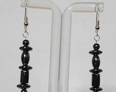 Hematite Sterling Silver Dangle Earrings