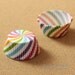 NEW Rainbow Stripe Greaseproof Lovely Cupcake Liners - 2 stack approx 50pcs
