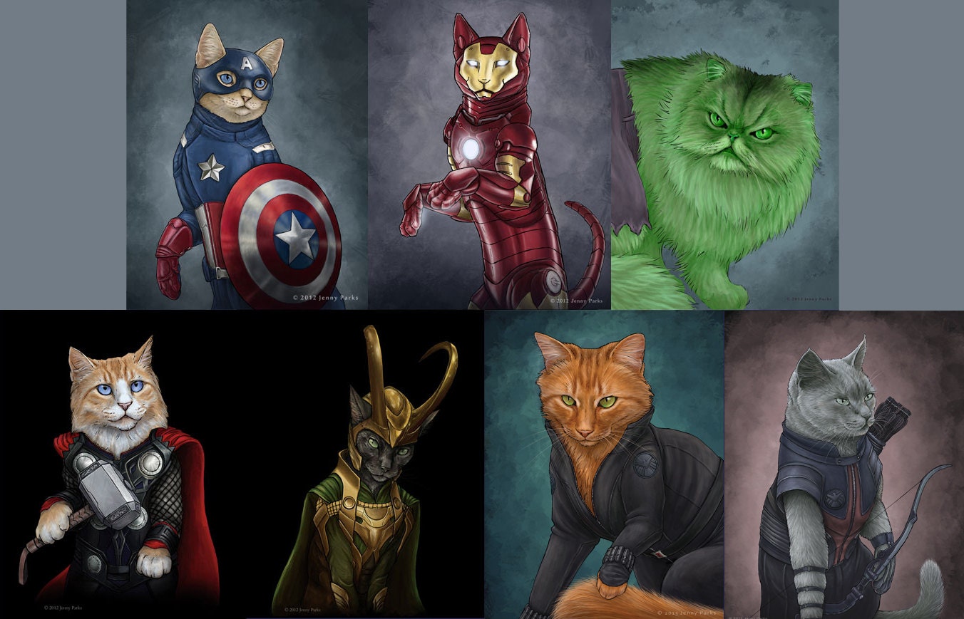 Catvengers 8.5x11 Prints