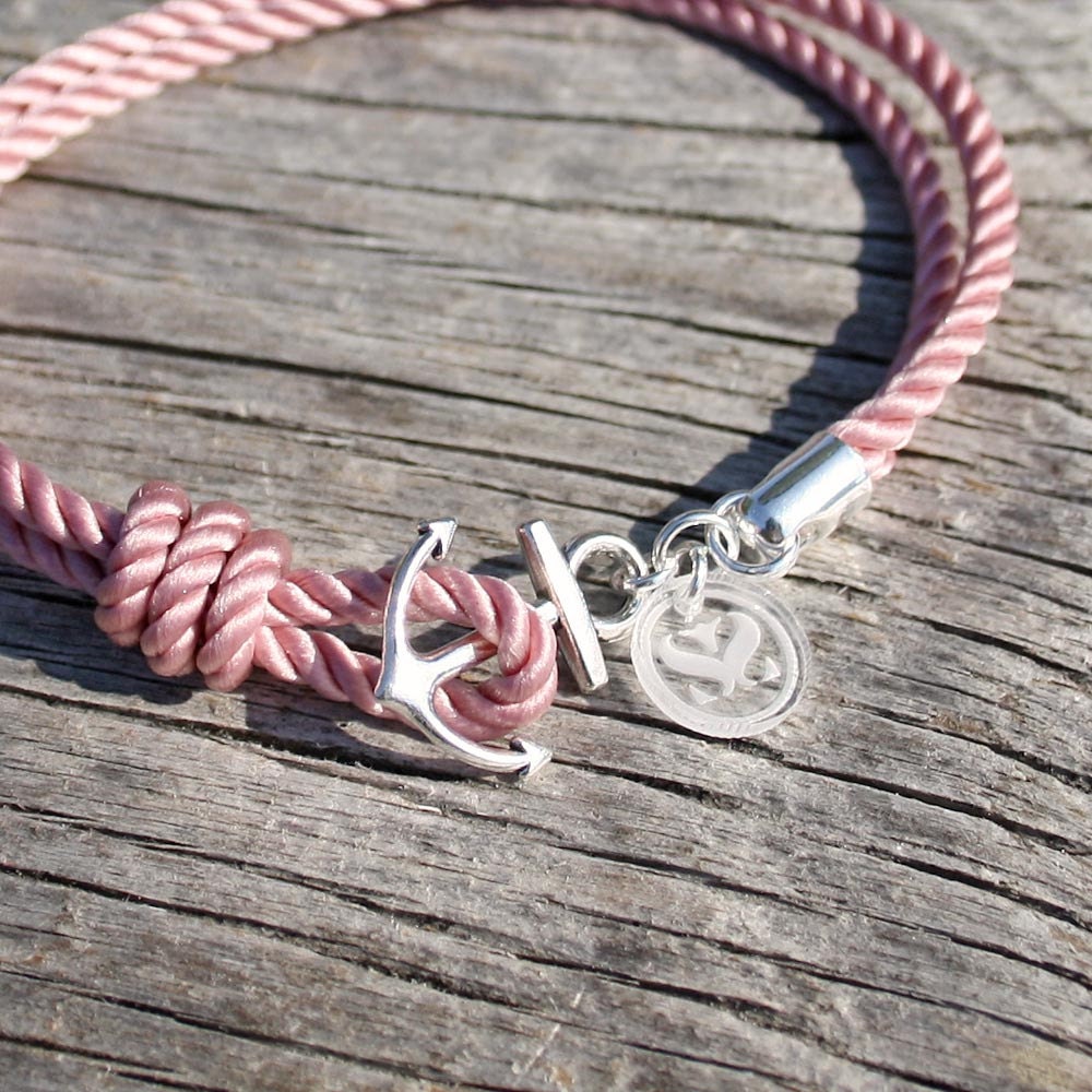 Nautical Rope w/ Small Anchor - The Anchor's Aweigh Bracelet