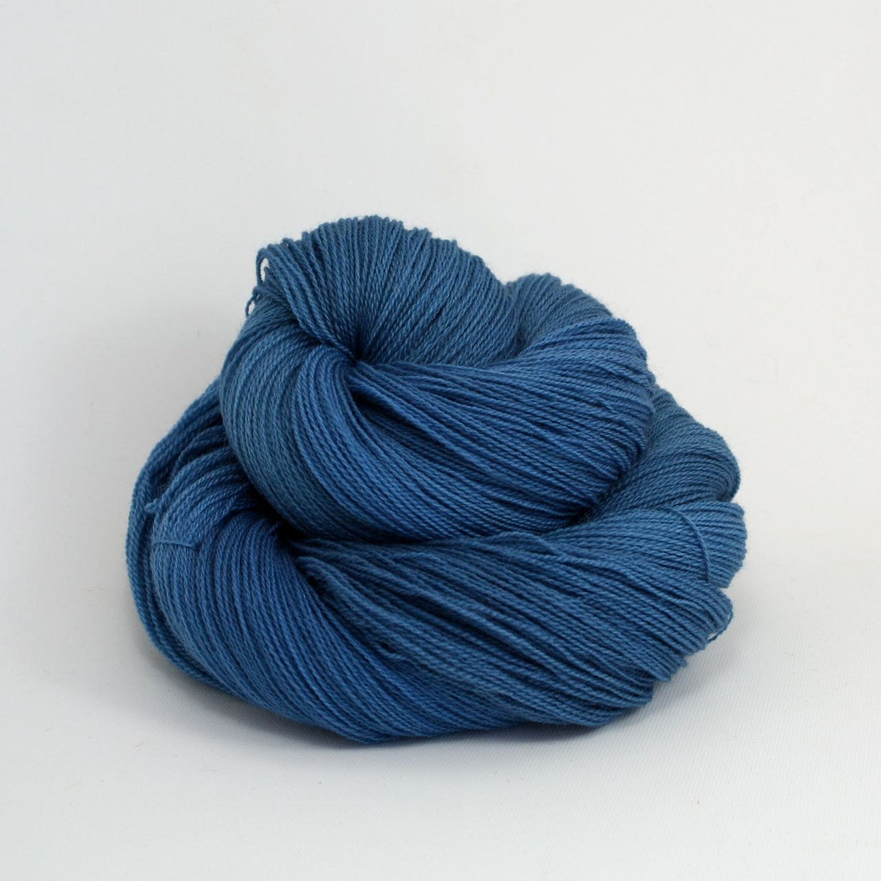 Lyra - Hand Dyed Merino Tussah Silk Lace Yarn - Colorway: Cornflower