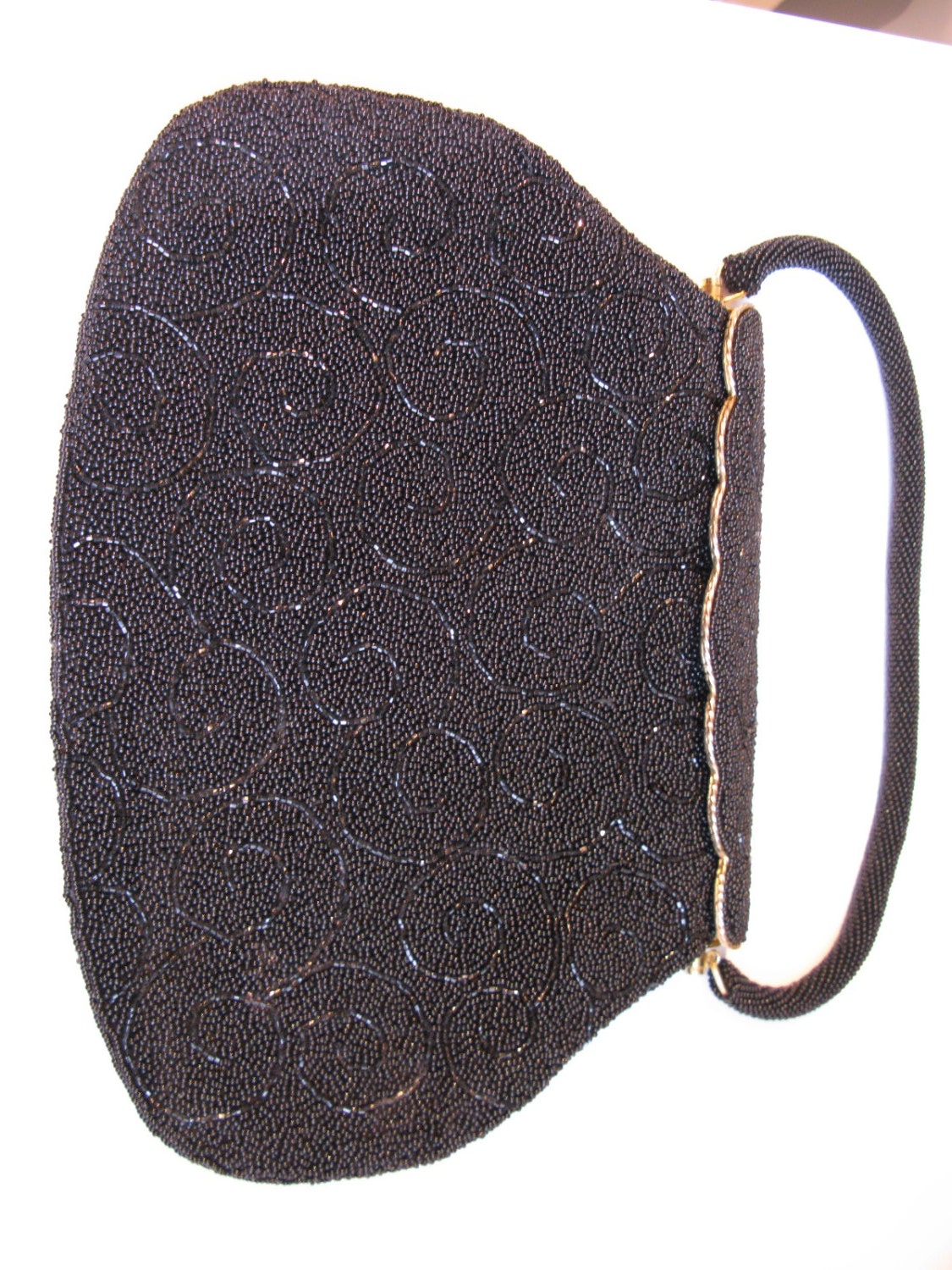 Purse Art Deco Beaded Clutch Evening Bag 1950s Handbag