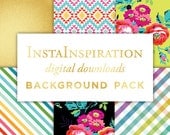 InstaInspiration Graphics - Digital Download Lo-Res Background Pack