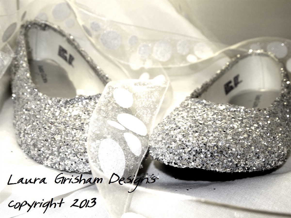 Glitter Flats for  Women in Unique Custom Colors