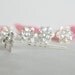 swarovski clear crystal hair pin wedding bridal hair pin bridesmaids hair pin 5 pieces silver plated hair pin