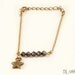 Eléa Bracelet - Swarovski bicone Crystal beaded bar brass star bracelet - Several colors - Friendship dainty bracelet - Modern & Minimalist
