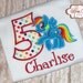 Little Pony Applique Shirt or Onesie - Girls Applique Shirt or Onesie - Girls Birthday Shirt (Sizes 6 Months-6)