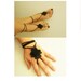 LUX Gothic Black  Barefoot Sandals,Wedding Gloves, Foot jewelry, Wedding, Victorian Lace, Sexy, Lolita, Yoga, Anklet