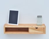 Timber Shelf Bedside Table 24in