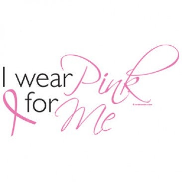 Breast Cancer Awareness - Short Sleeve - Ladies - I Wear Pink for Me