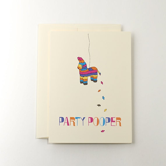 Party Pooper Birthday Card