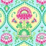 Lavinia - Aqua - Michael Miller - 1 Yard