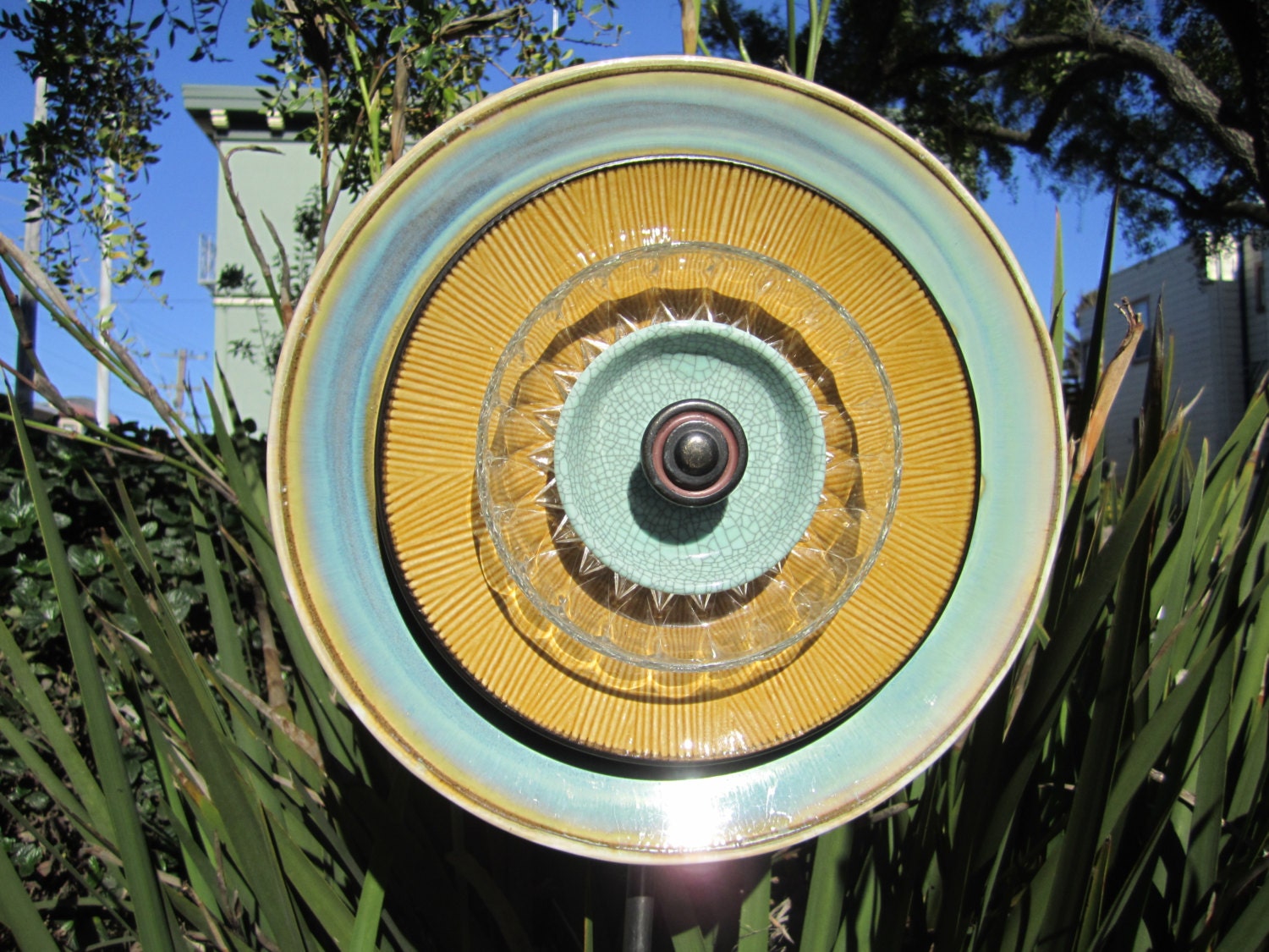 Sahara Glass Garden Plate