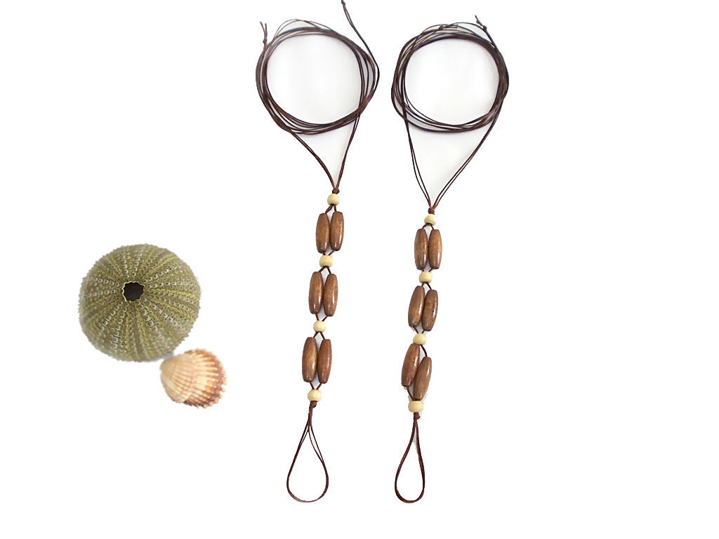 Barefoot Sandals for man- Brown cream beaded barefoot sandal- Man gifts- Wooden beads- chamois leather, Man Anklet, Barefoot sandal