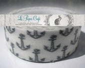 ANCHOR PRINT Washi Tape -  Decorative Pattern Masking Tape - 15mm x 10m