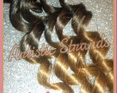 Brown to Blond Ombre / / 26 to 28 Inch Long Hair / Ombre / Dip Dyed / Choose Your Ombre Colors / Double Wefted Human Remy Hair