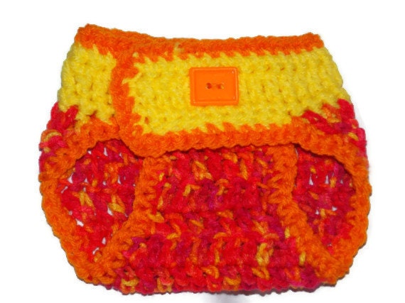 Crochet Newborn Diaper Cover