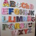SPANISH Plush Fabric Alphabet Set