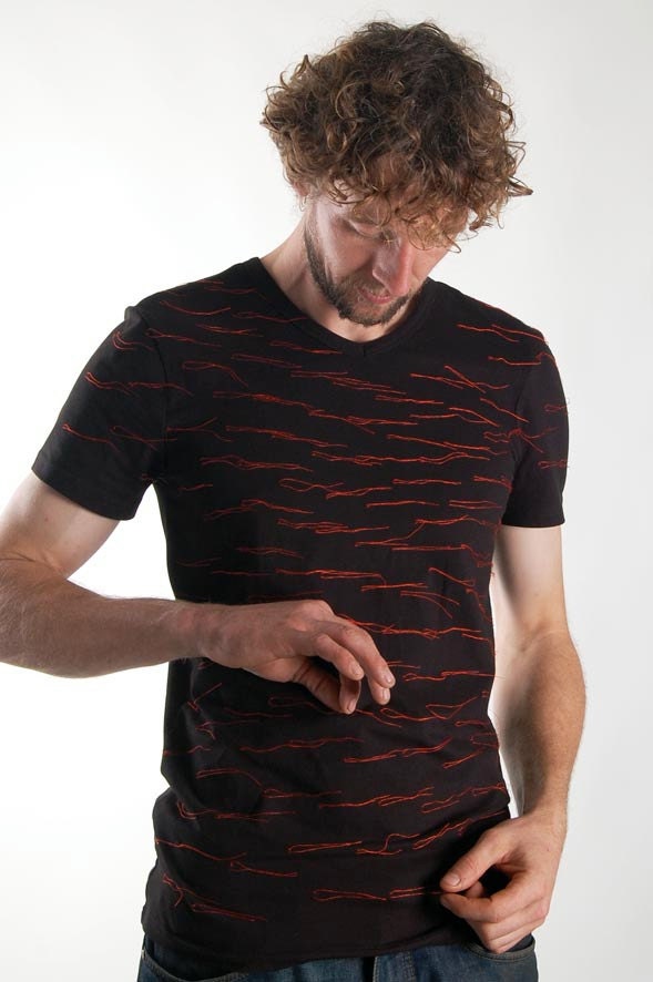 original art tshirt, medium, men clothing, unique gift, organic cotton tshirts, wearable art, art T shirt, men gift, dutch design
