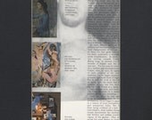 DRUMMING LIKE SHAMANS Original One of a Kind Surrealism Gay Coloured History of Art Male Nude Surreal Pop PIcasso Cubism Ray Denhison