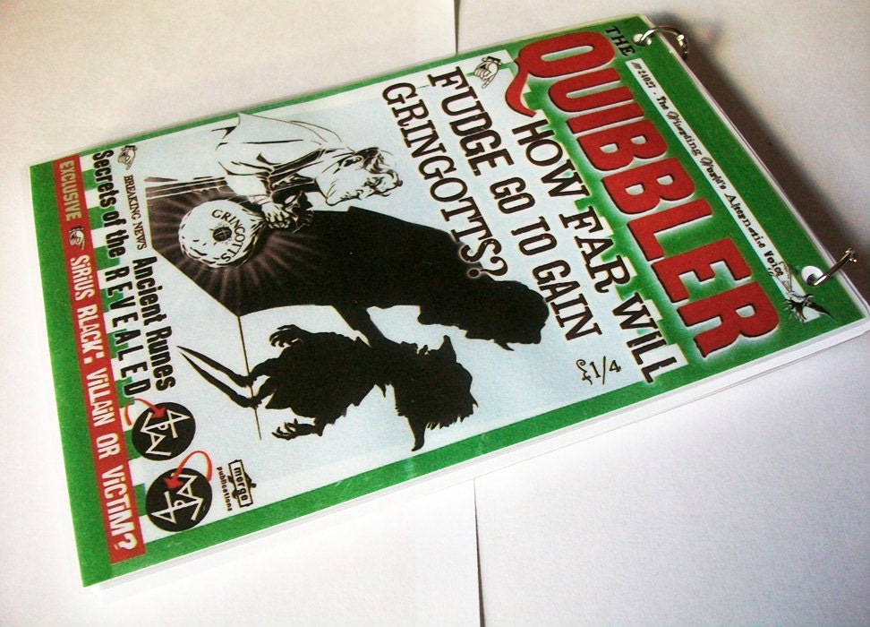 The Quibbler Blank Notebook (Planner-Style)