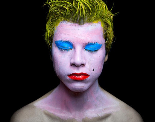 2007 - David LaChapelle - Amanda Lepore as Andy Warhol's Marilyn