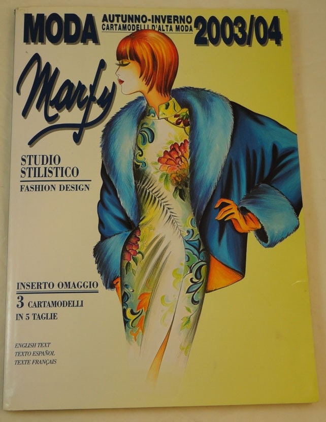 Moda Marfy Pattern Magazine Fall Winter 2003/2004 with pattern sheet included OOP
