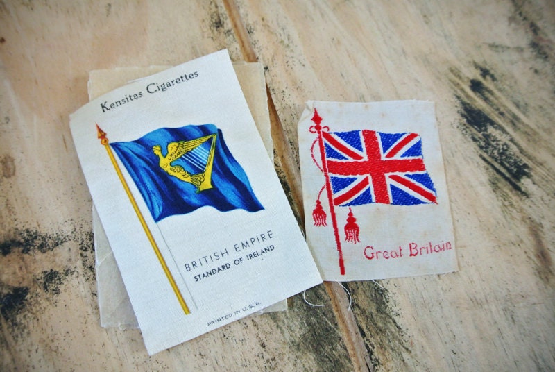 Cigarette Silk Ireland & Great Britain Flags Patches featured image