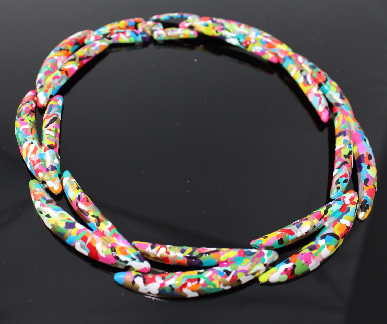 Graffiti Vintage Statement Necklace
