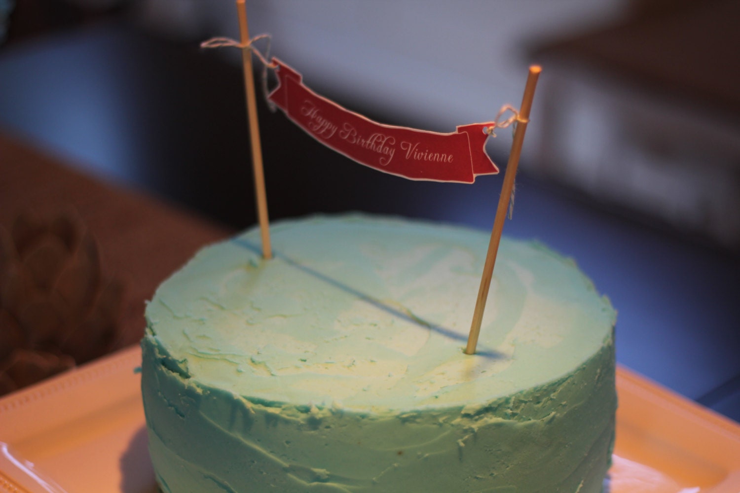 Printable Cake Banner or Topper: Happy Birthday