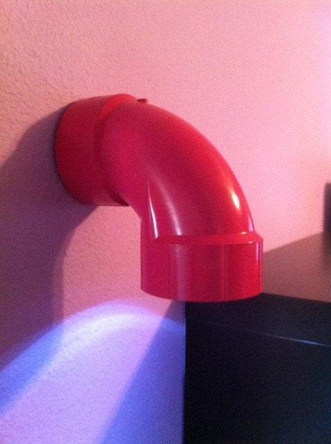 Mario Bros Warp Pipe Lamp LED Light Modern Art Contemporary Style Wall Sconce Pink Wall Lamp Uplight