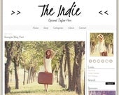 Premade Blogger Template - The Indie