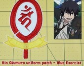 Blue Exorcist - Rin Okumura embroidered patch