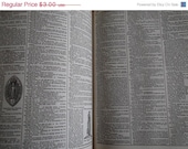 Sale CLEARANCE Vintage Dictionary Pages - Set of 25