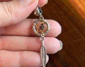 Dream catcher Belly Ring with Swarovski Crystal in The Native Inspire Tribal Hippi Hipster Belly Dancer Style