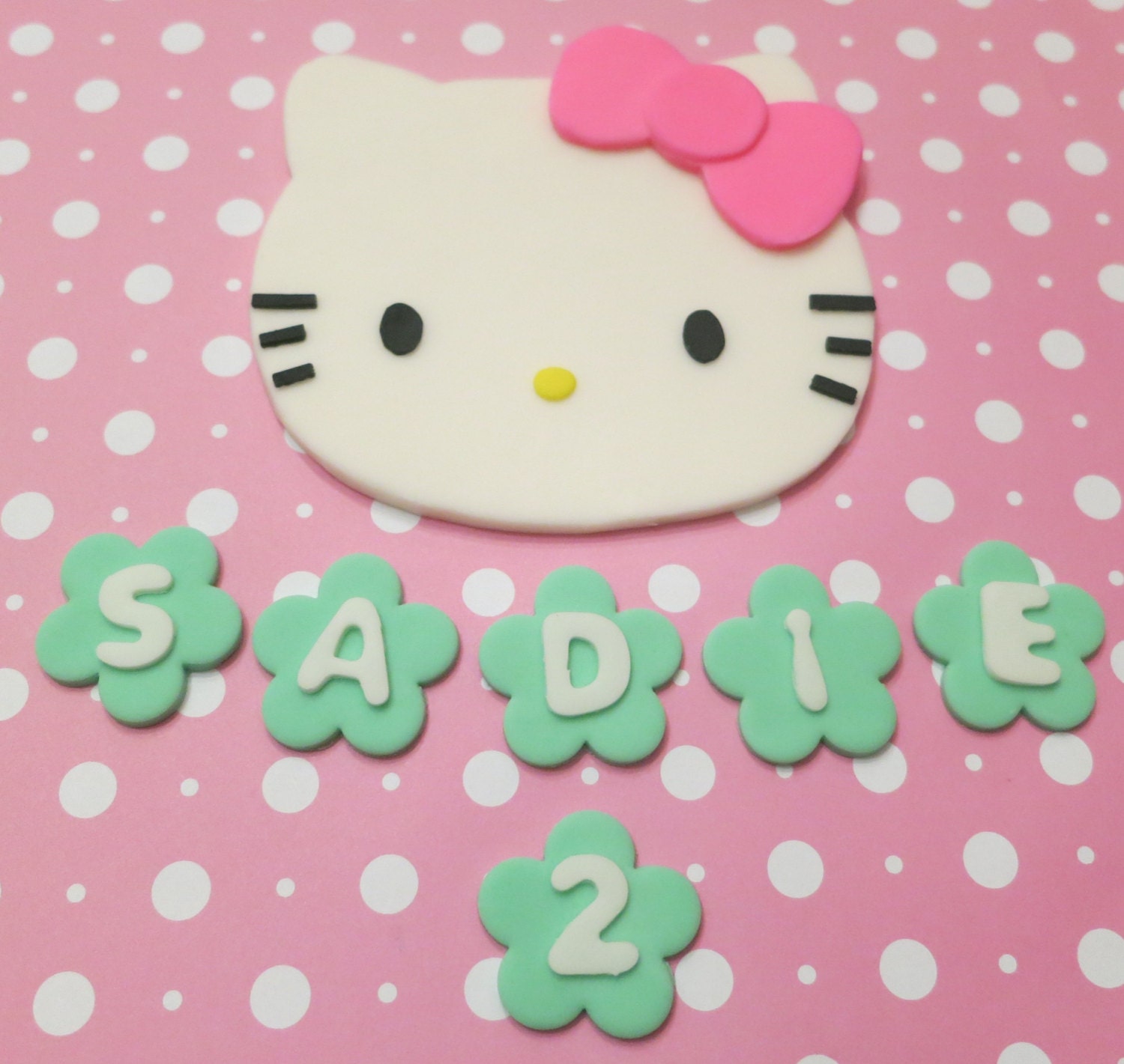 Hello Kitty Fondant cake Topper set -any color Il_170x135