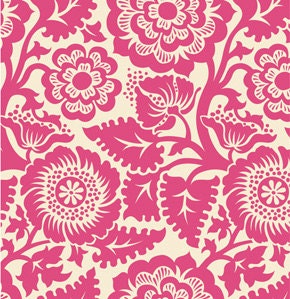 Blockade Blossom in Fuchsia - 1 yard