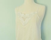 Vintage Italian ivory camisole