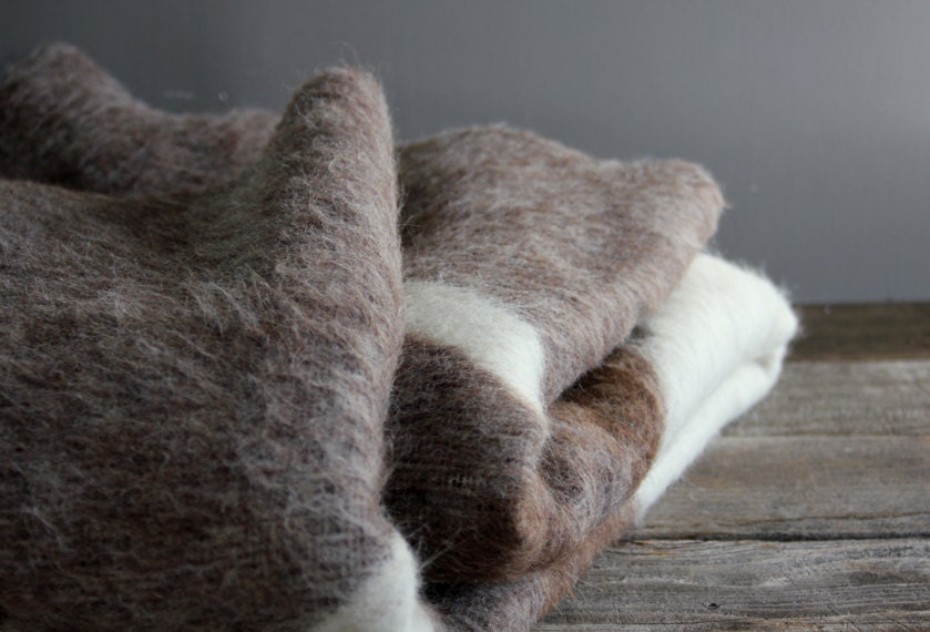 Huge Alpaca Wool Blend Blanket