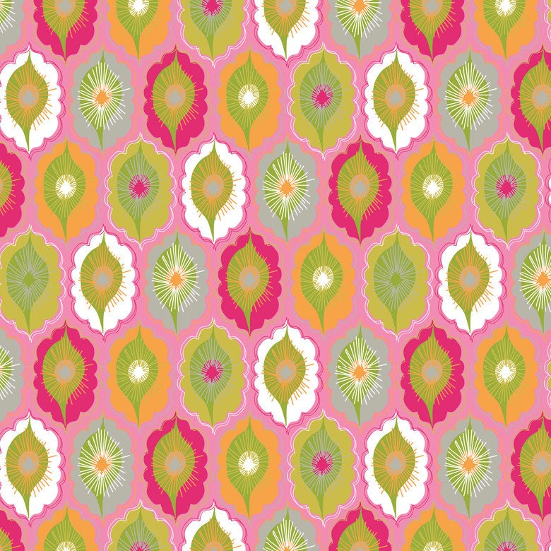 Blend Fabrics Blomma Keiko Pink-1 Yard-Floral Fabric