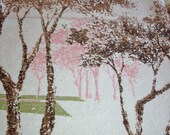 Vintage Tree Fabric from 1950's