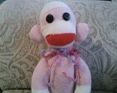 Rose...a pink original sock monkey